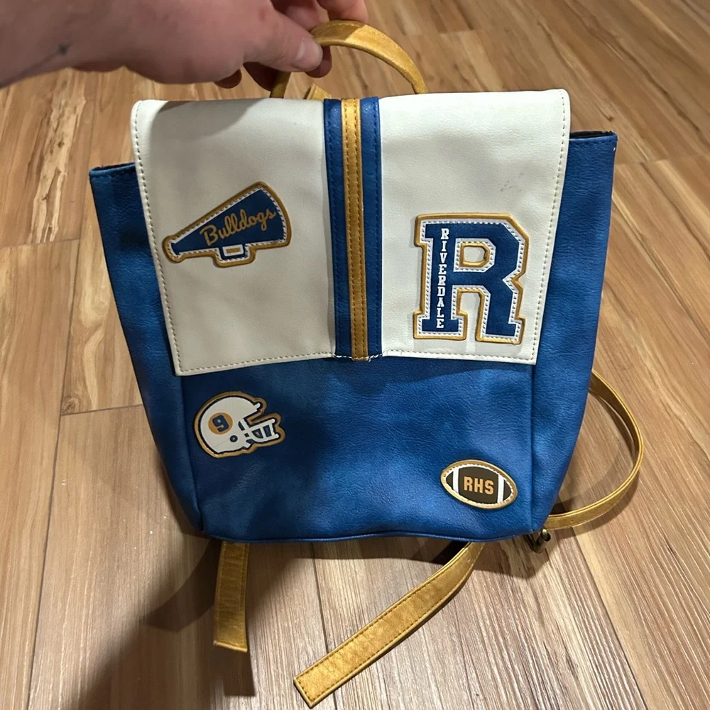 Riverdale Classic Back Pack Blue and Gold